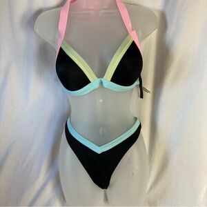 PINK by Victoria Secret PUSH -UP TRIANGLE ITSY BIKINI Set Top & Bottom